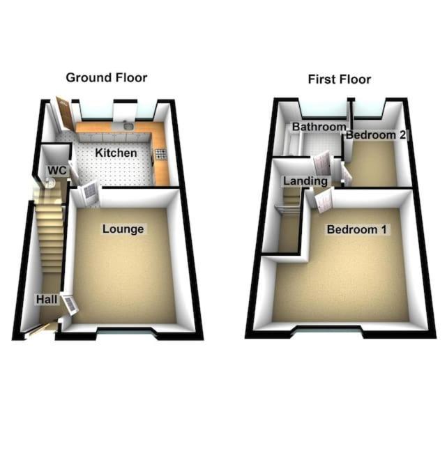 Cheerful 2-Bedroom Home With Off Street Parking Blackpool Bagian luar foto